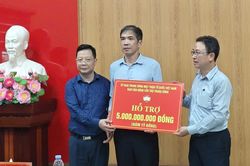 MTTQ Việt Nam hỗ trợ Lai Châu 5 tỉ đồng khắc phục hậu quả mưa lũ
