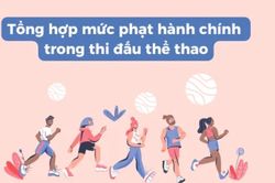 Quy định mới về xử phạt vi phạm hành chính trong lĩnh vực thể thao