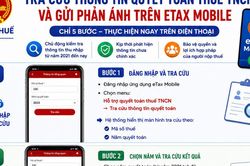 Hướng dẫn tra cứu th&ocirc;ng tin quyết to&aacute;n thuế thu nhập c&aacute; nh&acirc;n v&agrave; gửi phản &aacute;nh tr&ecirc;n eTax Mobile