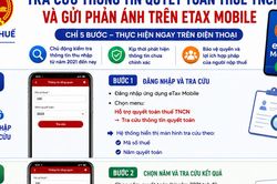 Hướng dẫn tra cứu th&ocirc;ng tin quyết to&aacute;n thuế thu nhập c&aacute; nh&acirc;n v&agrave; gửi phản &aacute;nh tr&ecirc;n eTax Mobile