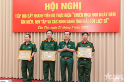 Quân khu 9 tiếp tục đẩy nhanh tiến độ tìm kiếm, quy tập và xác định danh tính hài cốt liệt sĩ