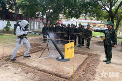 Tiểu đoàn Phòng hóa 38 (Bộ Tham mưu Quân khu 3): Nghiêm túc trong mỗi giờ huấn luyện