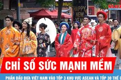 Phấn đấu đưa Việt Nam vào tốp 3 khu vực ASEAN và tốp 30 thế giới về chỉ số Sức mạnh mềm