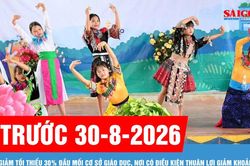 Trước 30-8: Giảm tối thiểu 30% đầu mối cơ sở giáo dục, nơi có điều kiện thuận lợi giảm khoảng 50%