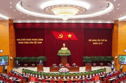Ngày làm việc thứ hai Hội nghị Trung ương 3: Trung ương bàn về Đề án đổi mới mô hình phát triển Việt Nam