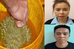 Hai đối tượng buôn lậu hơn 7.000 sản phẩm thuốc nhúng quả sầu riêng