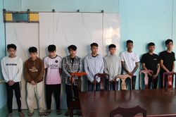 Khởi tố 32 thanh thiếu niên hỗn chiến trên đường phố ở An Giang