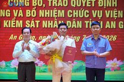 Bổ nhiệm đồng chí Kiều Hoài Phong giữ chức vụ Viện trưởng VKSND tỉnh An Giang