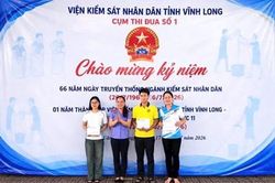 Cụm thi đua số 1 – VKSND tỉnh Vĩnh Long tổ chức nhiều hoạt động kỷ niệm thành lập Ngành