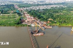 Hà Nội đôn đốc tiến độ loạt dự án cầu vượt sông Hồng, sông Đuống