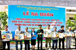 BĐBP TP Cần Thơ ra quân cao điểm chống khai thác IUU