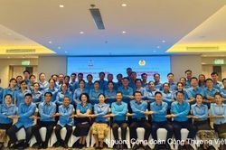 Tập huấn nâng cao cho cán bộ công đoàn Trung ương Liên hiệp Công đoàn Lào
