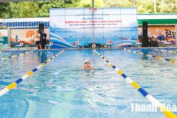 Lan tỏa phong trào học bơi, phòng chống đuối nước cho thiếu niên, nhi đồng