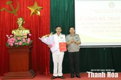 Thi hành án dân sự tỉnh Thanh Hóa công bố các quyết định về công tác cán bộ