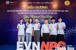 Ng&agrave;nh điện biểu dương học sinh xuất sắc v&agrave; t&ocirc;n vinh gia đ&igrave;nh ti&ecirc;u biểu cấp EVN năm 2026