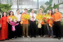 Bắc Ninh chào đón 2 học sinh đoạt Huy chương Bạc Olympic Sinh học quốc tế trở về
