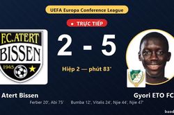 TRỰC TIẾPTrực tiếp Atert Bissen vs Gyori ETO FC: Gyori ETO FC nới rộng cách biệt 2-5
