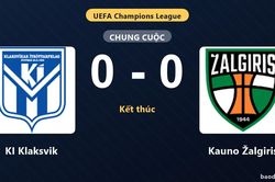 KI Klaksvik v&agrave; Kauno Žalgiris bất ph&acirc;n thắng bại ở v&ograve;ng loại Champions League