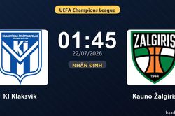 Nhận định KI Klaksvik vs Kauno Žalgiris: đội hình dự kiến