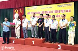 Đồng Nai xếp hạng ba toàn đoàn giải cờ tướng vô địch đồng đội quốc gia