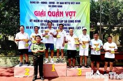 Xã Long Bình: Tổ chức Giải Quần vợt kỷ niệm 79 năm Ngày Thương binh - Liệt sĩ