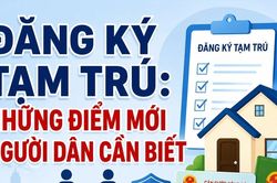 Infographic Đăng ký tạm trú: Những điểm mới người dân cần biết