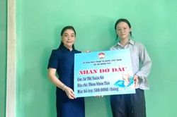 Xã An Nhơn Tây nhận đỡ đầu sinh viên mồ côi có hoàn cảnh khó khăn