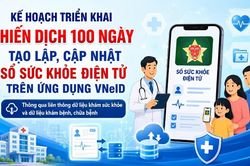 Lai Châu: Chiến dịch 100 ngày tạo lập, cập nhật Sổ sức khỏe điện tử trên ứng dụng VNeID thông qua liên thông dữ liệu khám sức khỏe và dữ liệu khám bệnh, chữa bệnh
