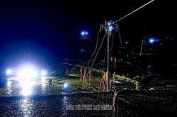 C&ocirc;ng ty Điện lực Lai Ch&acirc;u cơ bản kh&ocirc;i phục cấp điện cho v&ugrave;ng lũ Mường Than