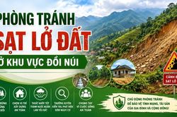 Ph&ograve;ng tr&aacute;nh sạt lở đất ở khu vực đồi n&uacute;i