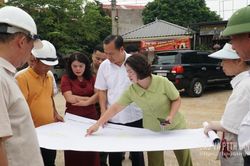 Kiểm tra tiến độ giải phóng mặt bằng dự án đường Lý Thái Tổ kéo dài