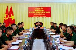 Bộ Chỉ huy Qu&acirc;n sự tỉnh L&agrave;o Cai tham dự Hội nghị sơ kết c&ocirc;ng t&aacute;c ph&aacute;p chế