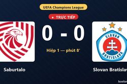 TRỰC TIẾPTrực tiếp Saburtalo vs Slovan Bratislava: Saburtalo bị VAR từ chối b&agrave;n thắng