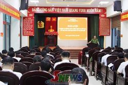 Huấn luyện nghiệp vụ PCCC và CNCH cho lãnh đạo UBND cấp xã