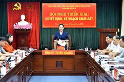 Công bố quyết định, kế hoạch giám sát về phòng chống tham nhũng, lãng phí