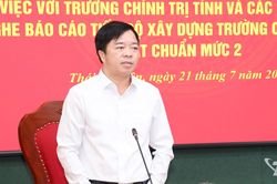 Khẩn trương hoàn thiện các tiêu chí xây dựng Trường Chính trị tỉnh Thái Nguyên đạt chuẩn mức 2