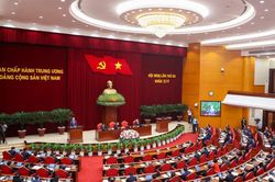 Thông cáo báo chí ngày làm việc thứ hai Hội nghị Trung ương 3 khóa XIV
