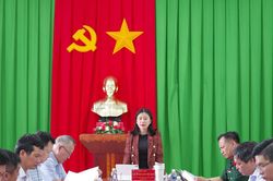 Đoàn ĐBQH tỉnh Đắk Lắk khảo sát việc thực hiện Luật Đất đai tại phường Tân An