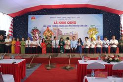 Khởi công dự án Trường THPT Kim Liên
