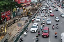 Tiến độ thi công hầm chui nút giao Cổ Linh