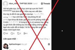 Công an Ninh Bình thông tin vụ 'tố' gian lận thi tốt nghiệp trung học phổ thông 2026