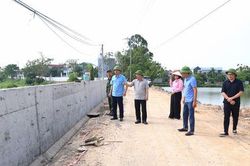 Đẩy nhanh thi công đê tả Bùi, hữu Đáy