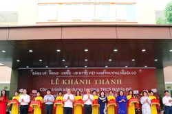 Phường Nghĩa Đô khánh thành hai công trình giáo dục trọng điểm