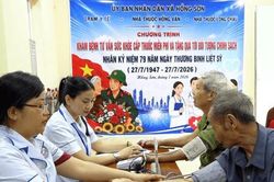 Xã Hồng Sơn chăm lo sức khỏe người có công và đối tượng chính sách