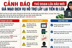 Cẩn trọng với dịch vụ 'Lấy lại tiền bị lừa' trên mạng