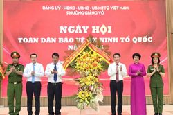 Xây dựng 'phường đáng sống' từ sức mạnh phong trào 'Toàn dân bảo vệ an ninh Tổ quốc'