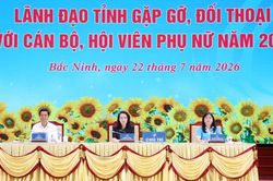 Lãnh đạo Bắc Ninh đối thoại, lắng nghe tâm tư, nguyện vọng của cán bộ, hội viên phụ nữ