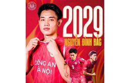 Đình Bắc gia hạn với CLB Công an Hà Nội