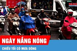 TPHCM ngày nắng nóng, chiều tối có mưa dông
