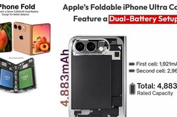 iOS 27 beta hé lộ iPhone sở hữu 2 pin, có thể là iPhone Fold